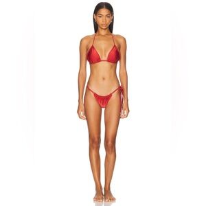 BANANHOT
Seychelle Bikini Bottom In Crimson Sz XS